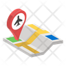 travel map icon