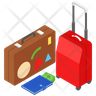 free travel accessories icons