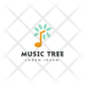 icon music tree