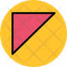 icon for triangle shape
