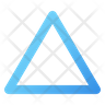 icon for triangle top