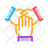 icons for triple handshake
