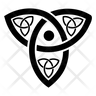triquetra symbol icon svg