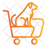 pet trolley icon