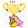 achievement trophy icon png