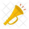 new year trumpet icon