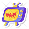 tv sticker icon png