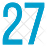 twenty seven icon