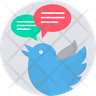 icons of twitter chat