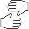 icon for two hands