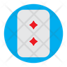icon for two of diamonds