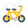 two seater bike icon svg