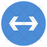 icon two way direction