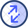 two way arrow icon