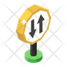 two way directions icon png