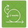 week sprint symbol