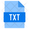 icons of txt document