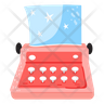 icon for typing letter