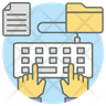 typist icon png