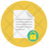 unlock document icon download