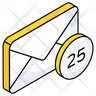 incoming mail icon svg