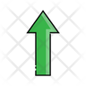 north arrow emoji