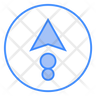 free navigation up arrow icons
