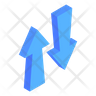 up down arrow icon png