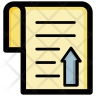 upload text icon png