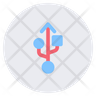 icons of usb symbol