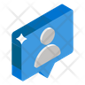 user speech logo