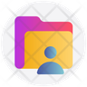 record folder symbol