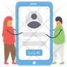 icon for secure user login