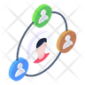user-network icons