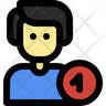 user upload symbol