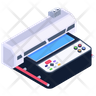 digital printing machine icon svg