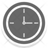 timer clock logo
