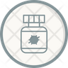 icons of syringe bottle