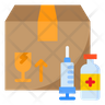 vaccine box symbol