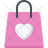valentine shopping symbol