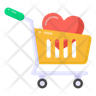 valentine shopping icon png