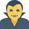 vampire face icon png
