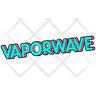 icon vaporwave