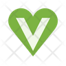 vegan symbol icon