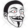 icon for vendetta face mask