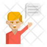 verbal communication icon png