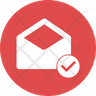 verified mail icon svg