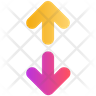 vertical scrolling emoji