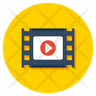 icon for video animation
