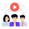 icons for video meeting